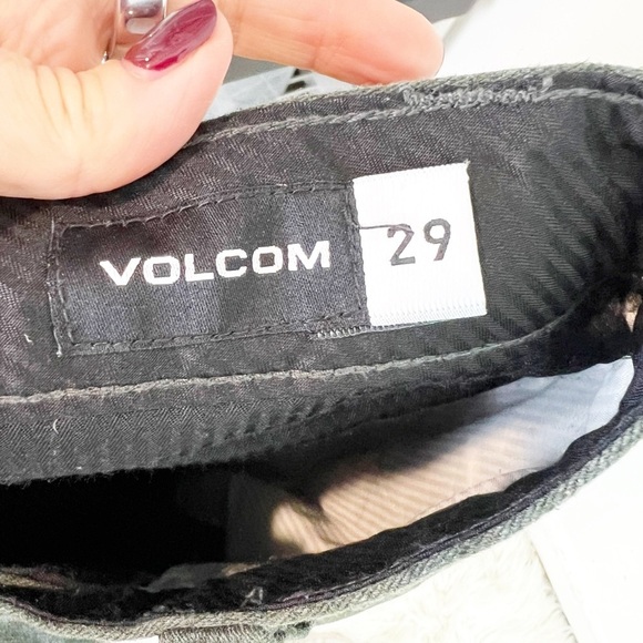 VOLCOM GRAY STRAIGHT LEG FLAT FRONT PANTS MENS SZ 29 - Picture 4 of 7